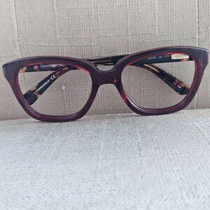 Calvin Klein Women Eyeglasses Frame Burgundy CK7989 52[]18 135 Glasses